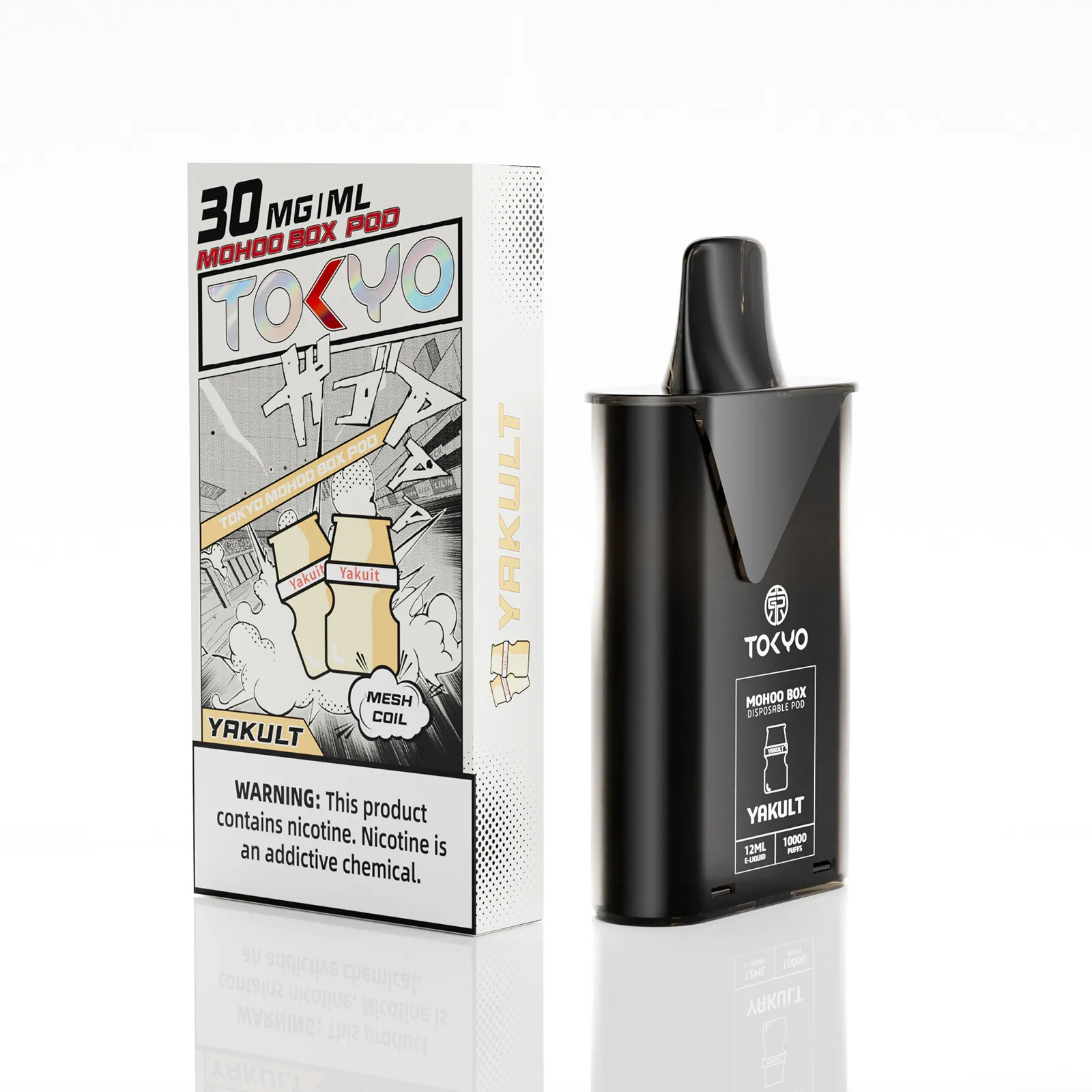 養樂多味 東京魔盒電子煙煙彈 - 酸甜交融的乳酸菌飲料風味:圖片 2